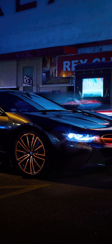 BMW i8 Ultimate Sophisto Edition, Night, Urban, 5K