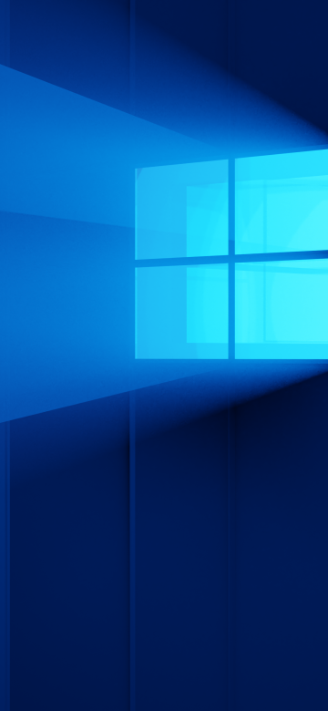 Windows 11, Windows logo, Blue background, Light