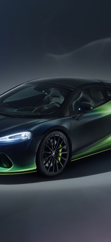 McLaren Verdant Theme GT, McLaren Special Operations, Limited edition, Sports cars, Dark background, 5K, 8K