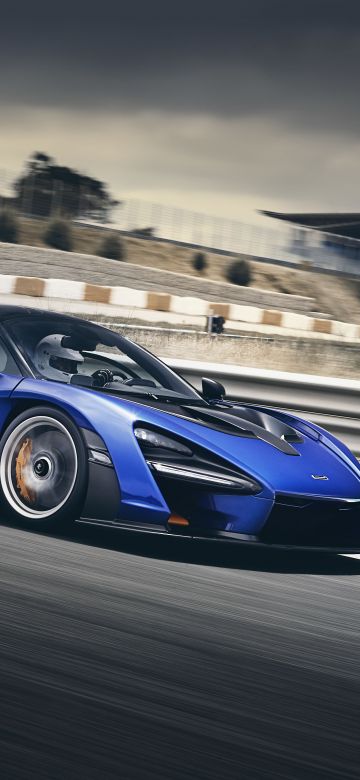 McLaren Senna, Sports cars, Racing car, Race track, 5K