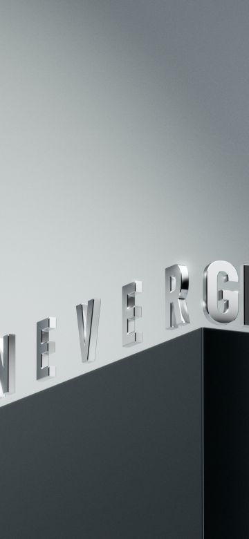 Never Give Up, Motivational, 3D letters, Render, Grey