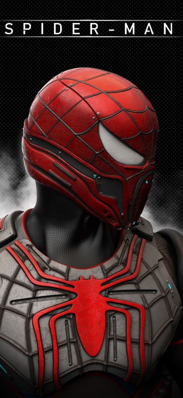 Spider-Man, Helmet, Marvel Superheroes, Dark background, Spiderman