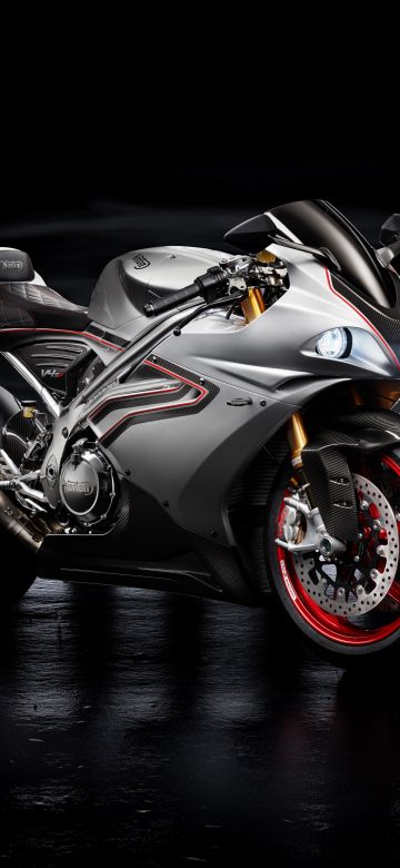 Norton V4SV, Superbikes, Dark background, Sports bikes, 2022, 5K