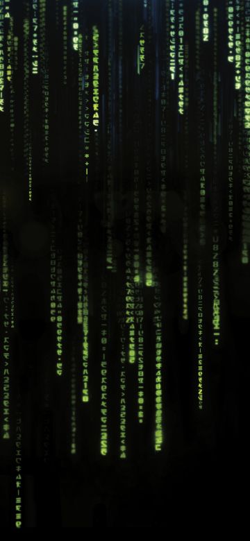 Matrix code, The Matrix Resurrections, 2021 Movies, Matrix rain, Matrix falling code, Dark background