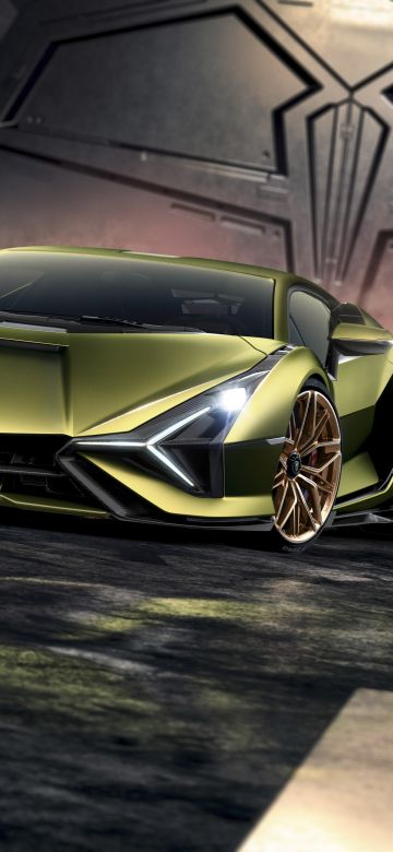 Lamborghini Sian, 8K, Hybrid sports car, 5K