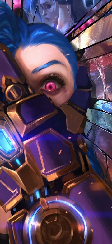 Jinx, 5K, Arcane: League of Legends, Netflix series, Animated series