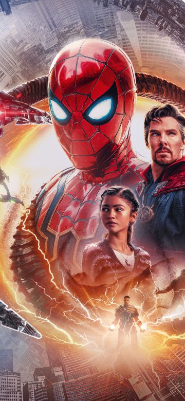 Spider-Man: No Way Home, 8K, Doctor Strange, 2021 Movies, Willem Dafoe, Alfred Molina, Jamie Foxx, Benedict Cumberbatch, Zendaya, Green Goblin, Doctor Octopus, Electro, MJ, 5K, Marvel Comics, Spiderman