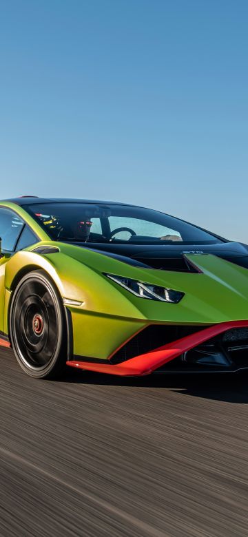 Lamborghini Huracán STO, 2021, Race track, 5K, 8K