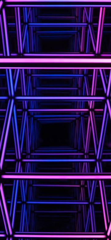 Light show, Purple light, Geometrical, Illusion, Pattern