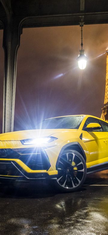 Lamborghini Urus, Anniversary, 2021, Paris, France, Night