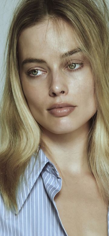 Margot Robbie, Portrait, Australian actress, 5K