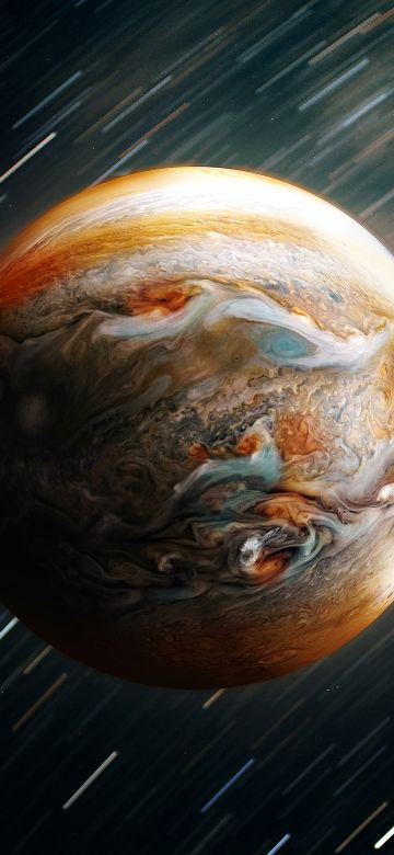 Jupiter, Planet, Digital Art, Timelapse, Astronomy, Outer space, Solar system, 5K