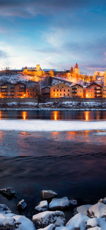 Burghausen, Town, Salzach River, Germany, 5K, 8K