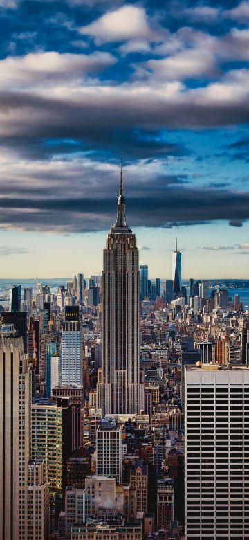 Empire State Building, New York City, Skyline, Manhattan, USA, 5K, 8K