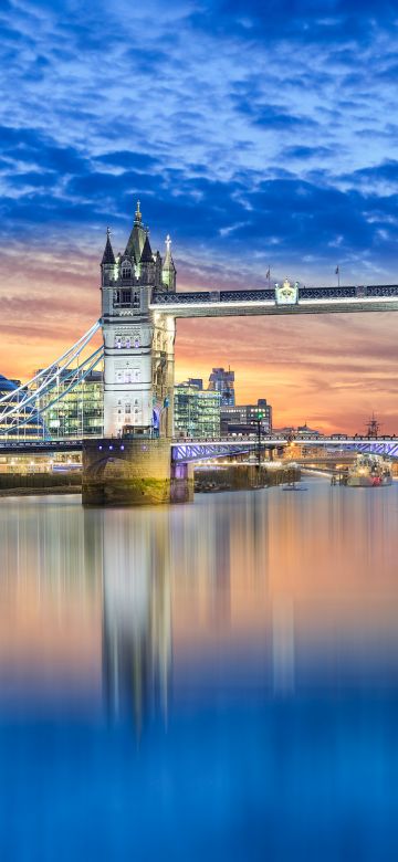 London, Tower Bridge, London Bridge, River Thames, Europe, Reflections, Cityscape, 5K, England