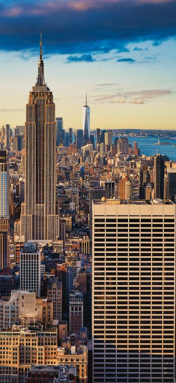 New York City, Empire State Building, Cityscape, Skyline, Manhattan, USA, 5K