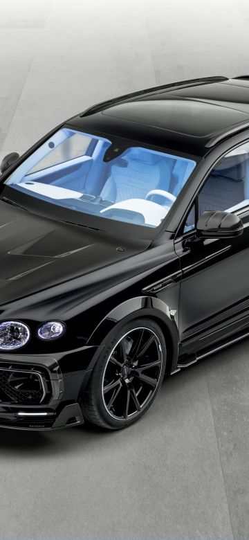 Mansory Bentley Bentayga Speed, Black cars, 2022, 5K, 8K