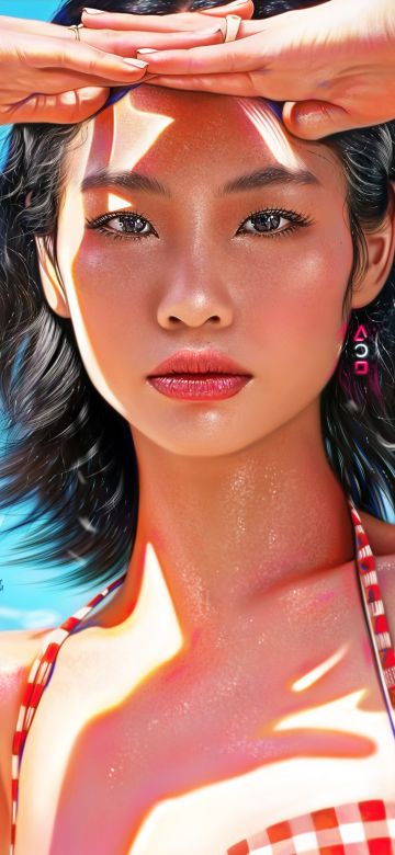 Hayeon, South Korean Singer, K-Pop singer, Digital Art