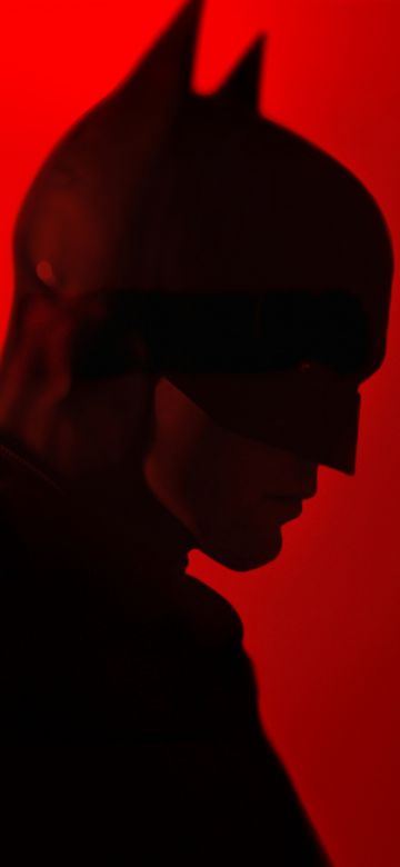 The Batman, 2022 Movies, DC Comics, Red background, 5K, 8K