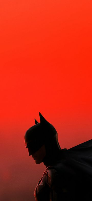 The Batman, 5K, 2022 Movies, DC Comics, Red background