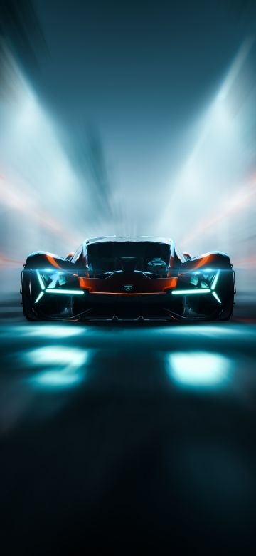 Lamborghini Terzo Millennio, Concept cars, Supercars, Digital composition, Hypercars