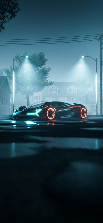 Lamborghini Terzo Millennio, Supercars, Digital composition, Concept cars, Hypercars