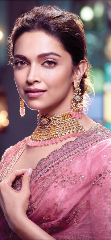 Deepika Padukone, Jewellery, Indian actress, Beautiful actress, Portrait, 5K, 2022