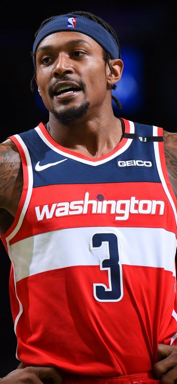 Bradley Beal, NBA, Basketball player, Washington Wizards, Dark background