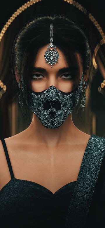 Traditional, Woman, Mask