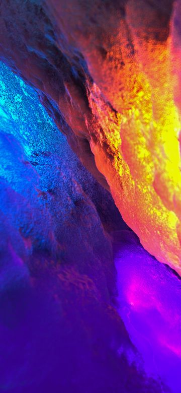 3D Art, Texture, Glowing, Macro, Colorful background