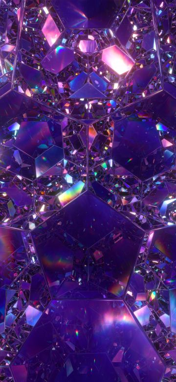 Crystals, Rainbow, Dispersion, Mirror, Symmetric, Glossy, Colorful, Vivid, Symmetry, Psychedelic