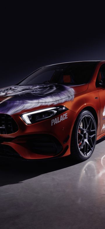 Mercedes-AMG A 45 S 4MATIC+ Palace Skateboards Art Car, 2022, 5K