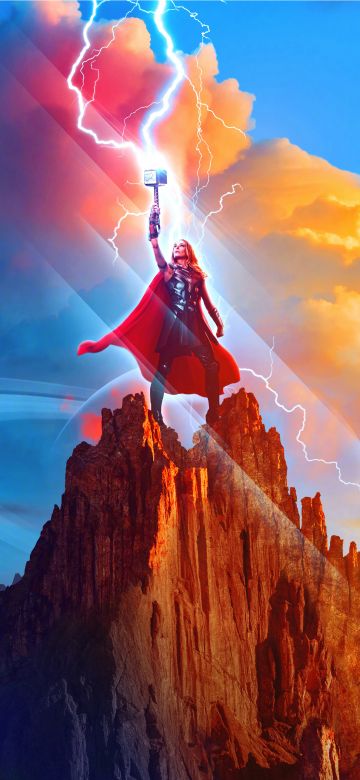 Thor: Love and Thunder, 2022 Movies, Natalie Portman as Jane Foster, Mjolnir, Thor Hammer, Marvel Comics, Marvel Superheroes