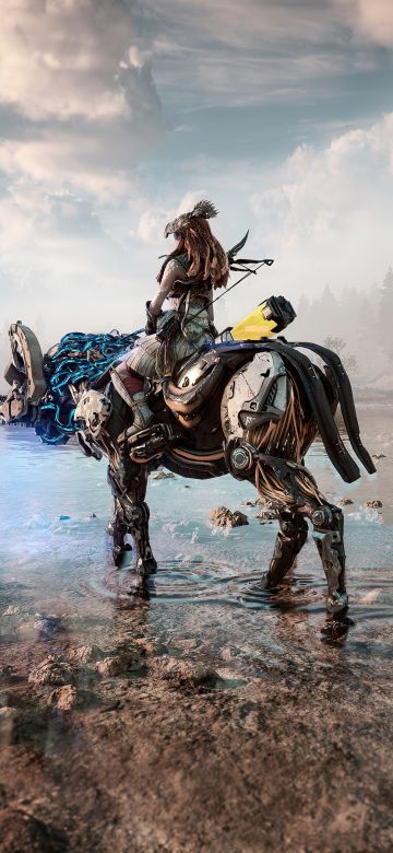 Aloy, Charger, Horizon Forbidden West, 2022 Games, 5K