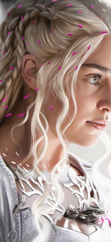 Emilia Clarke, Daenerys Targaryen, Game of Thrones, Portrait