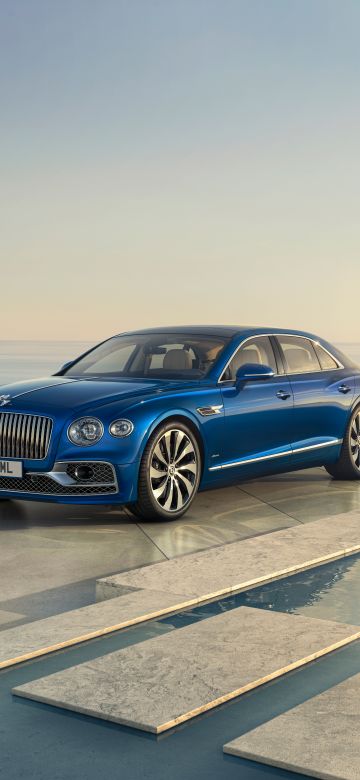 Bentley Flying Spur Azure, Luxury Sedan, 2022, 5K, 8K