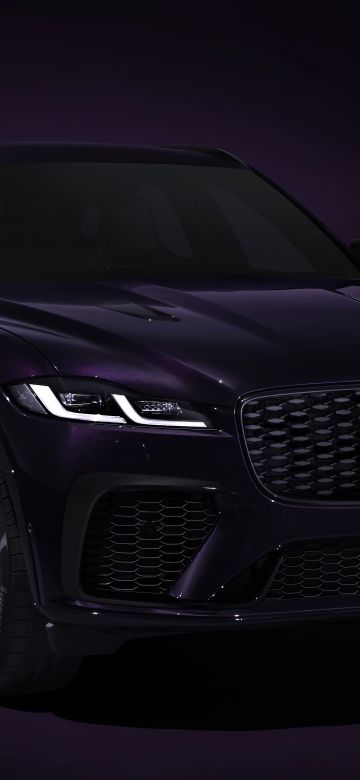 Jaguar F-Pace SVR Edition 1988, 2022, Dark background, 5K, 8K