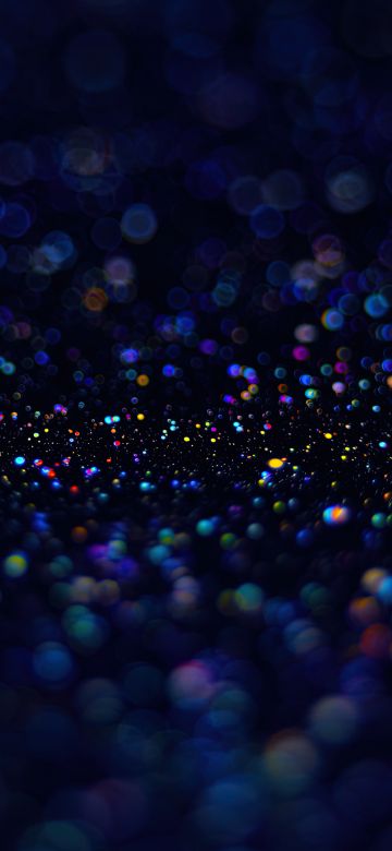 Soap Bubbles, Bokeh, Macro, Dark background, Glitter, Bubbles, Colorful, Dark blue, Dark aesthetic