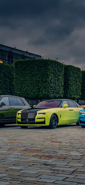 Goodwood Festival of Speed, 2022, Rolls-Royce Cullinan Black Badge, Rolls-Royce Dawn Black Badge, Rolls-Royce Ghost Black Badge, 2022, 5K, 8K