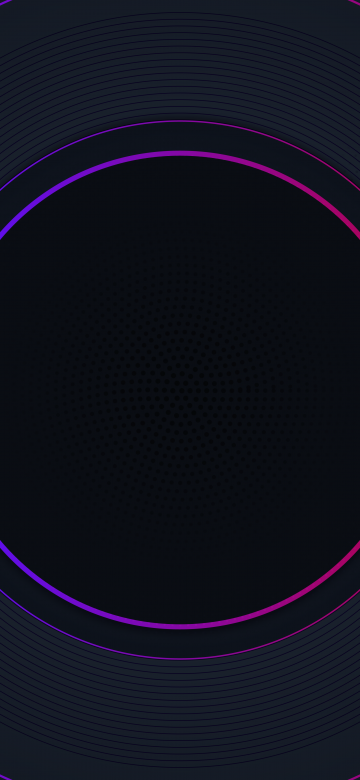 Neon circles, Hi-tech, Dark background, Loop, 5K, 8K, Dark aesthetic