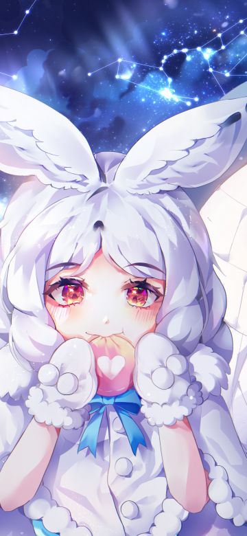 Arctic Hare, Kemono Friends, Cute anime, Love heart, Igloo