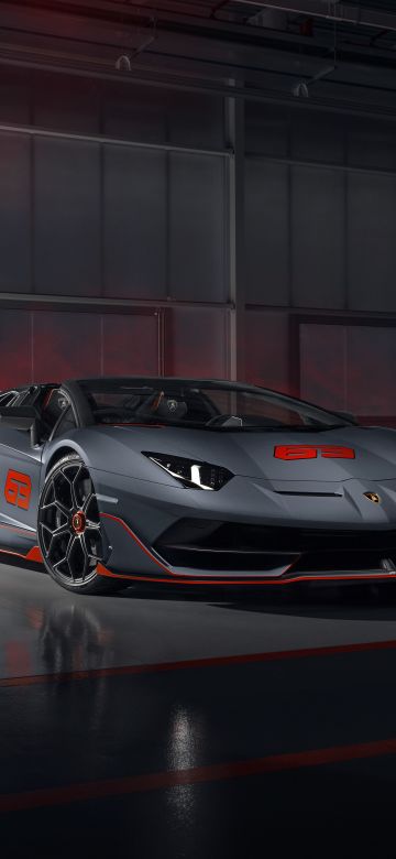 Lamborghini Aventador SVJ, Dark aesthetic, 5K, 8K, 2020