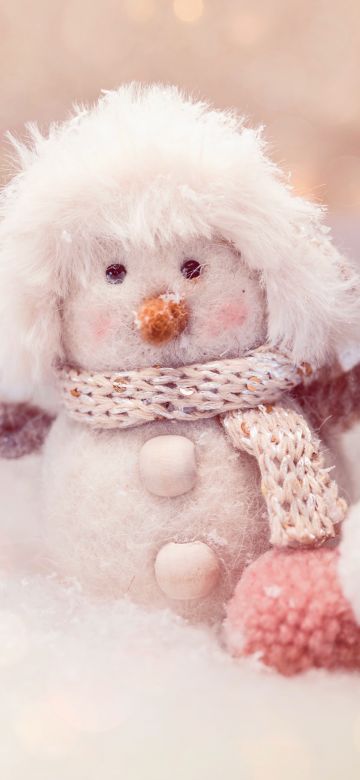 Snowman, Cute doll, Plush toys, Winter, Christmas decoration, 5K