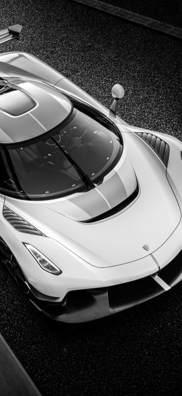 Koenigsegg Jesko, Monochrome, Prototype, 5K, 8K, Black and White