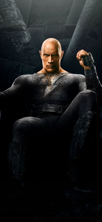 Black Adam, Dwayne Johnson, 2022 Movies, DC Comics, DC Superheroes, Dark background