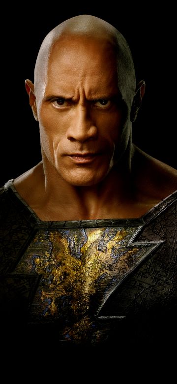 Black Adam, 8K, 2022 Movies, Dwayne Johnson, DC Comics, DC Superheroes, Black background, 5K