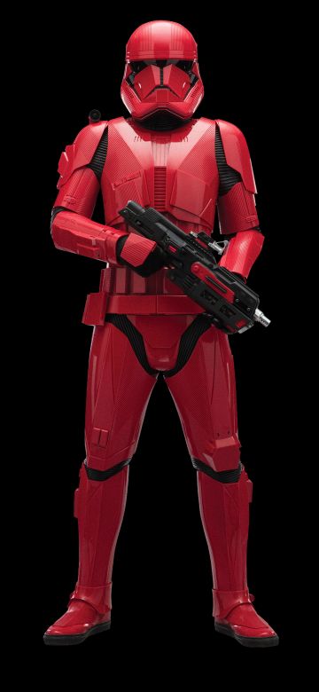 Sith Trooper, Star Wars: The Rise of Skywalker, Black background, 5K, 8K