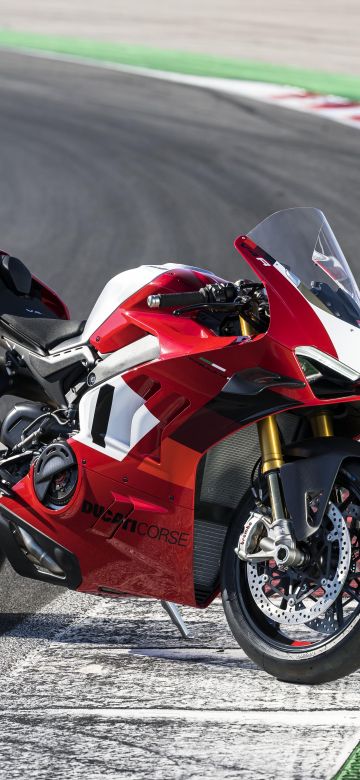 Ducati Panigale V4 R, Race track, Sports bikes, 5K, 8K, 2023