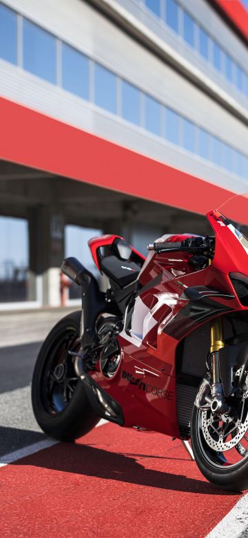 Ducati Panigale V4 R, 5K, Sports bikes, Race track, 2023, 8K