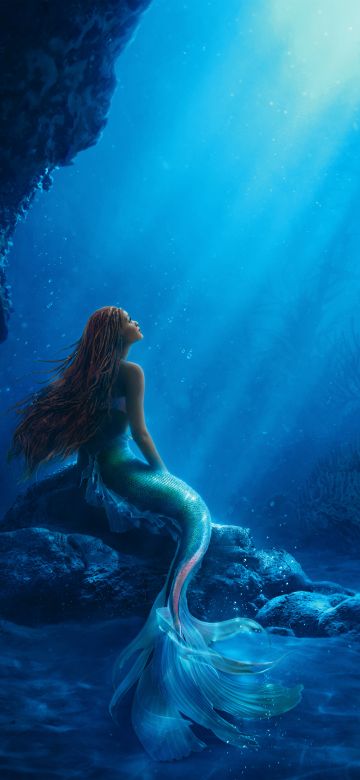 The Little Mermaid, Disney movies, 2023 Movies, Animation, Halle Bailey, Ariel (Disney Princess), 5K, Movie poster